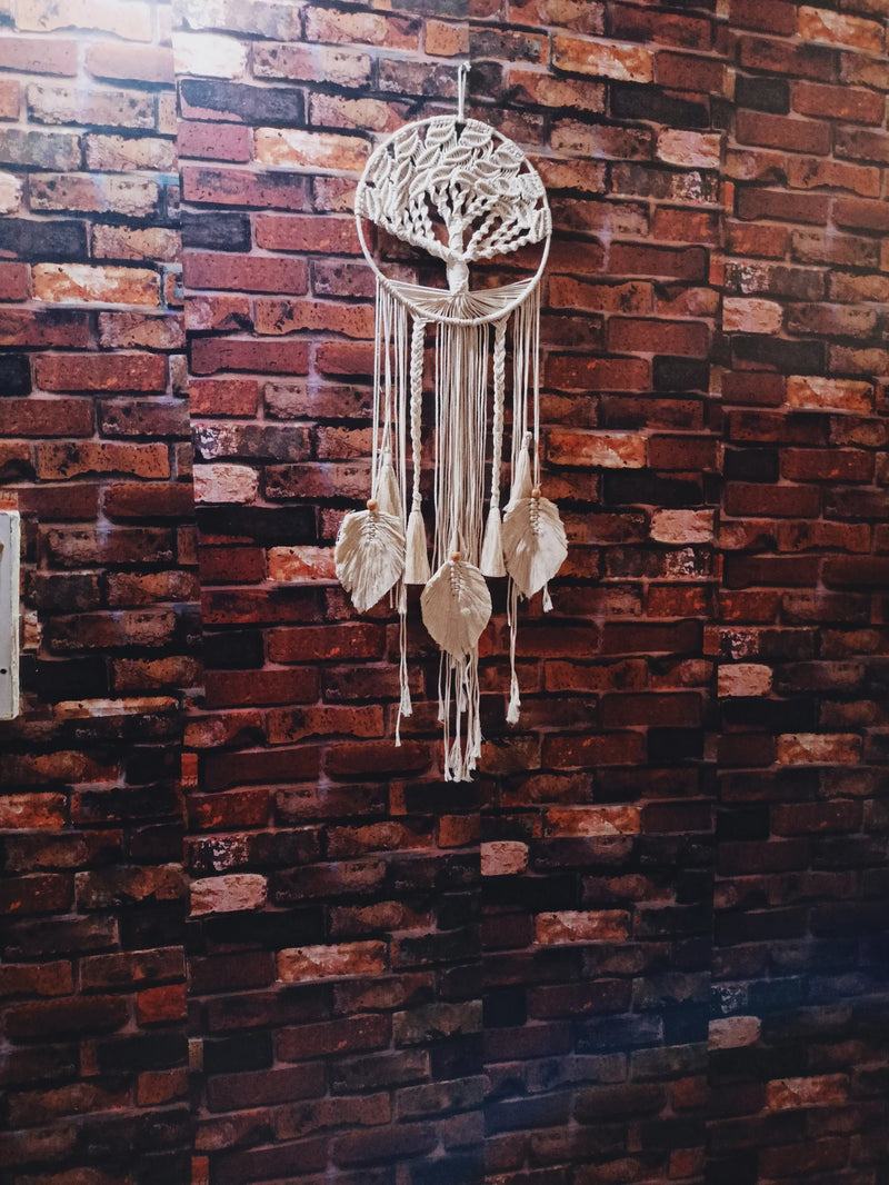Handcrafted Tree of Life Macramé Dream Catcher