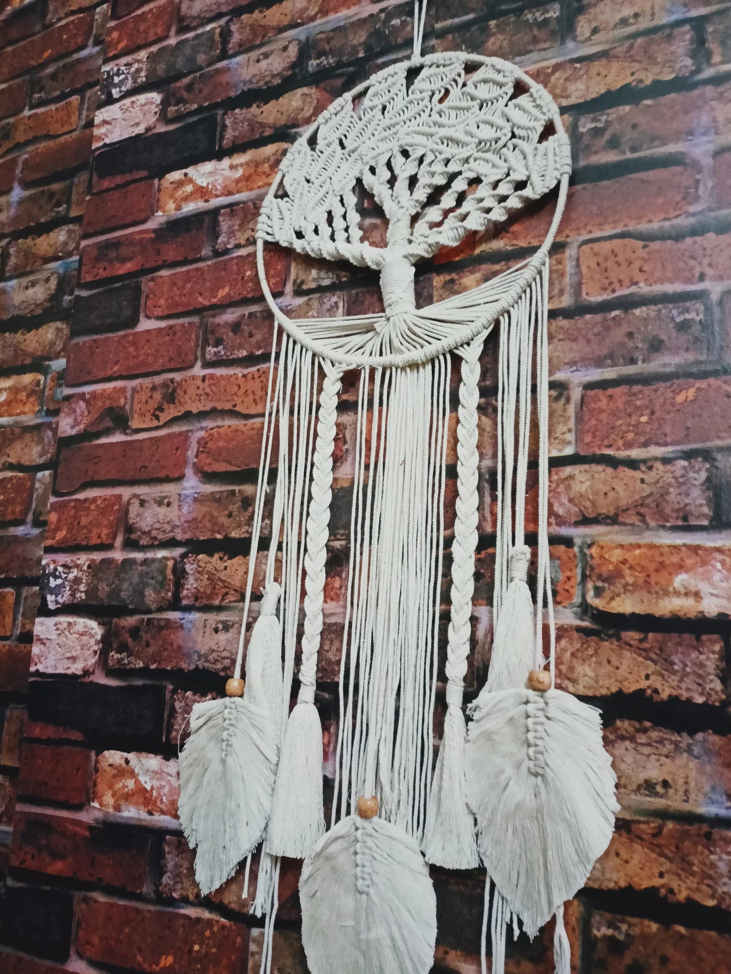 Handcrafted Tree of Life Macramé Dream Catcher