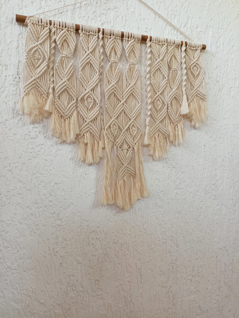 Handcrafted Layered Macramé Wall Hanging