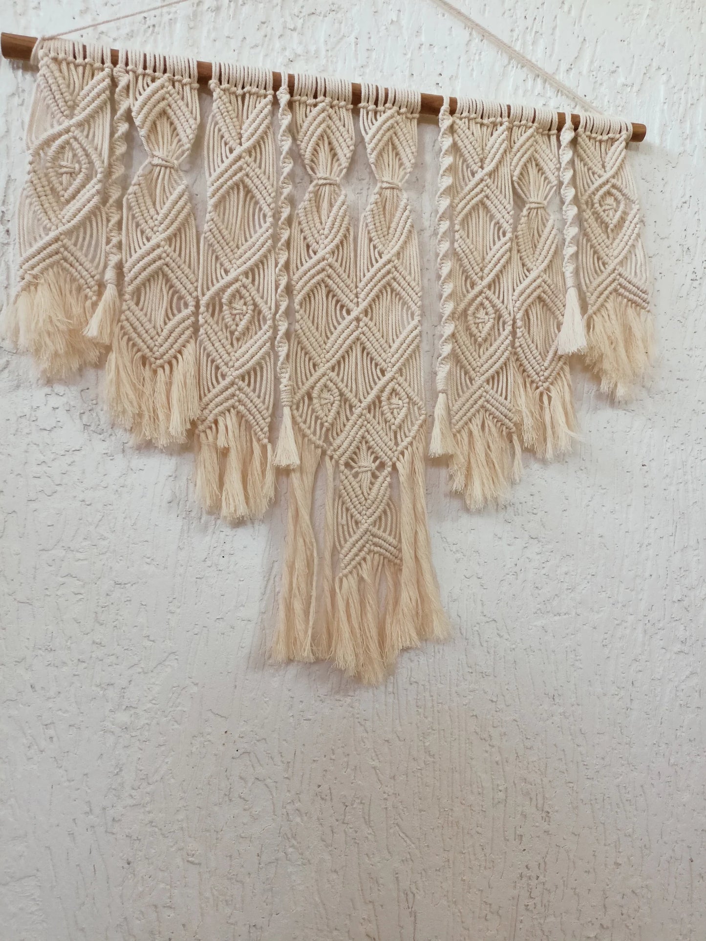 Handcrafted Layered Macramé Wall Hanging