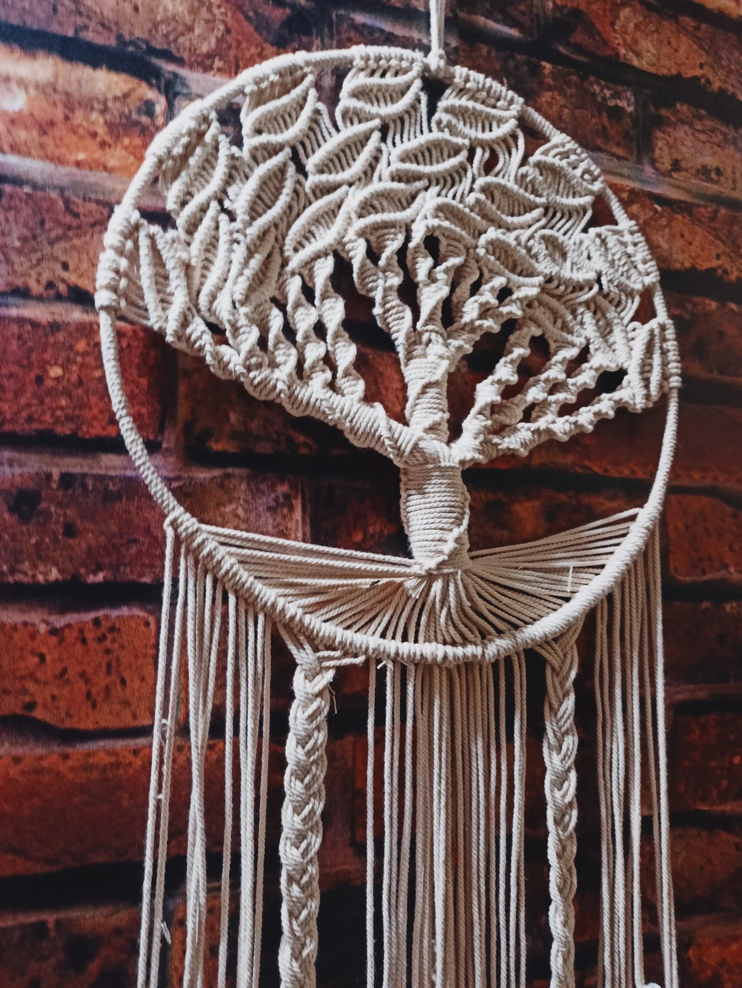 Handcrafted Tree of Life Macramé Dream Catcher