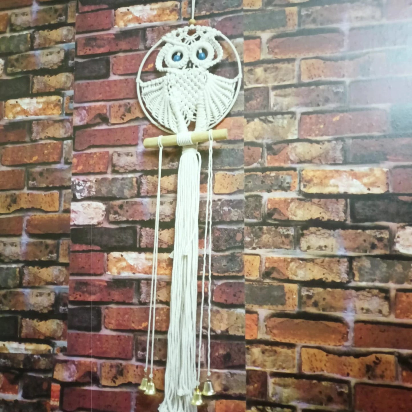 Handcrafted Macramé Owl Wall Hanging