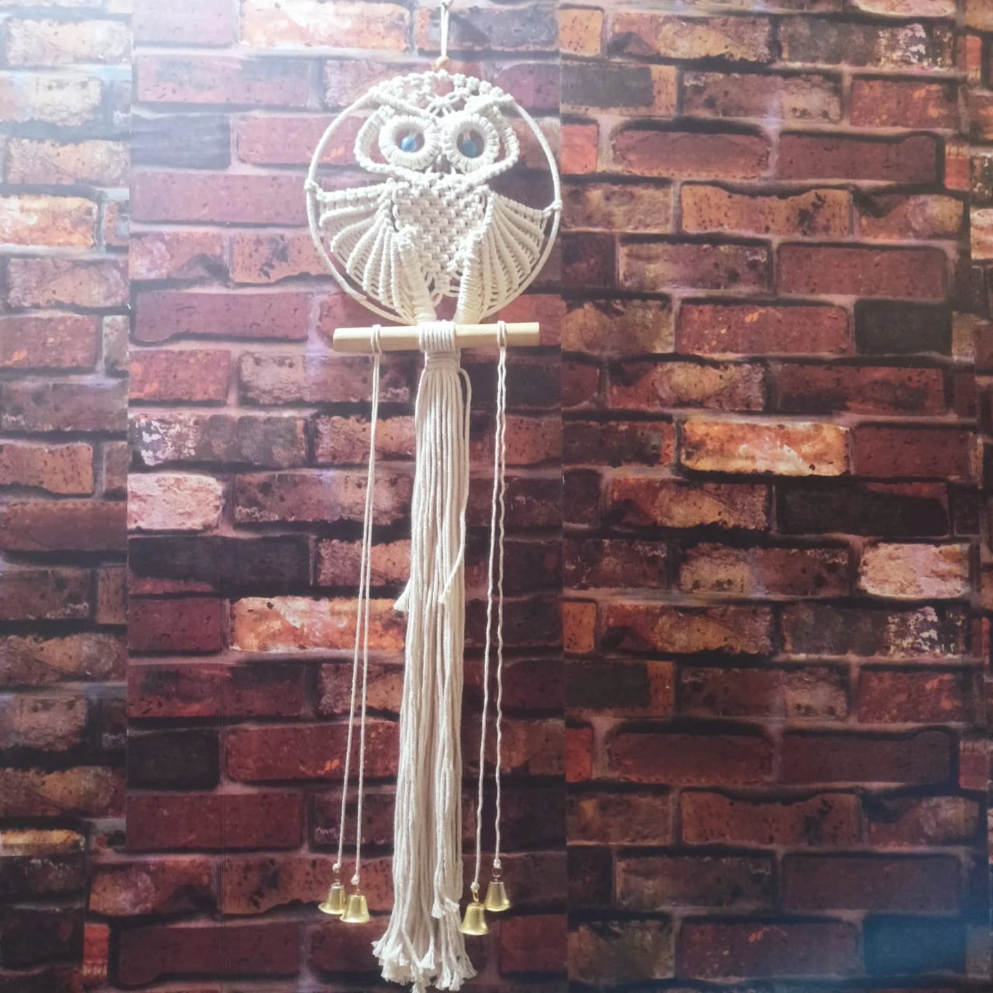 Handcrafted Macramé Owl Wall Hanging