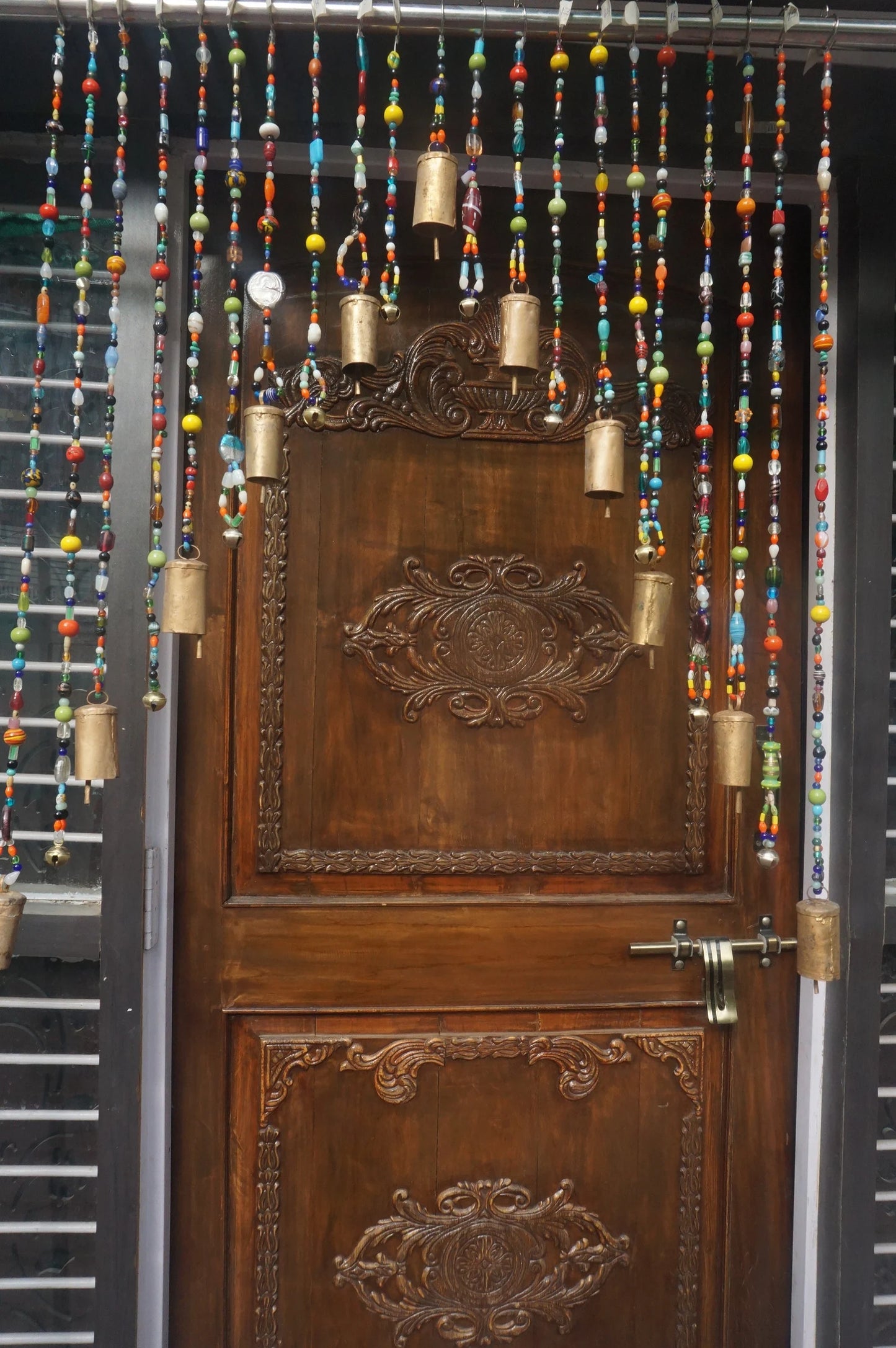 Bohemian Glass Beaded Curtain – Decorative Door & Window Hanging