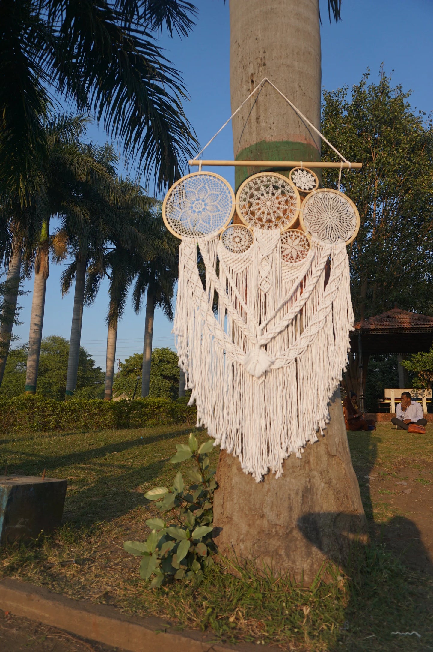 Handcrafted Macramé Dream Catcher Wall Hanging