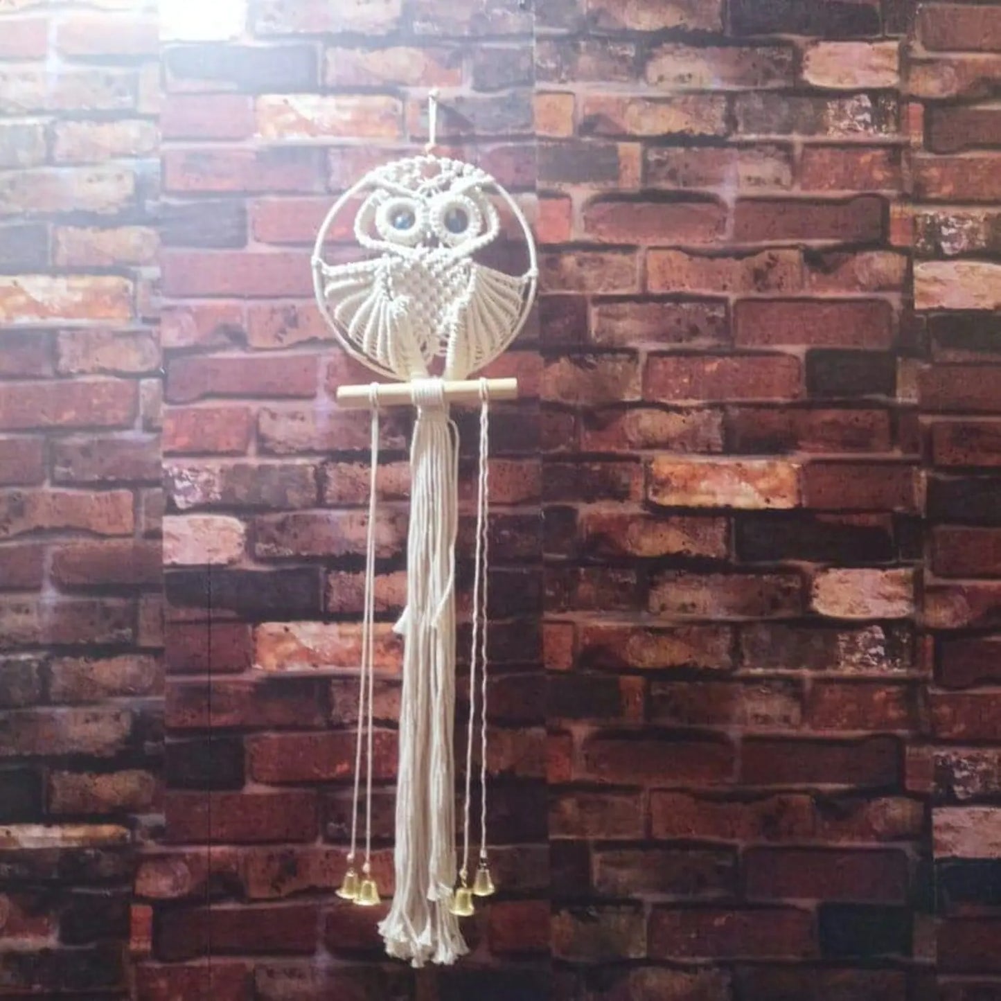 Handcrafted Macramé Owl Wall Hanging