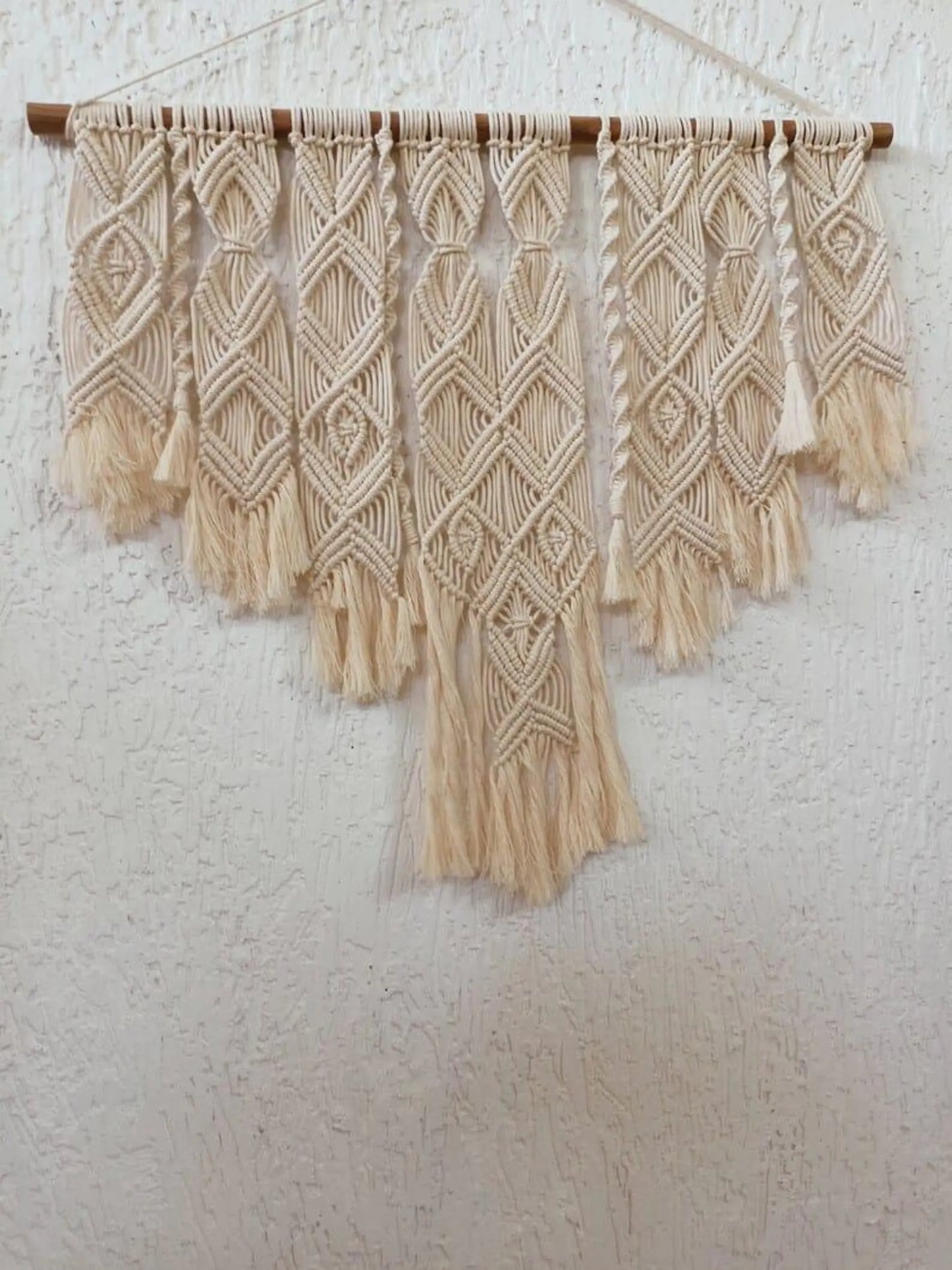 Handcrafted Layered Macramé Wall Hanging
