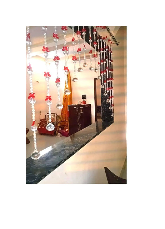 Butterfly Beaded Crystal Curtain – Boho Door & Window Hanging Decor