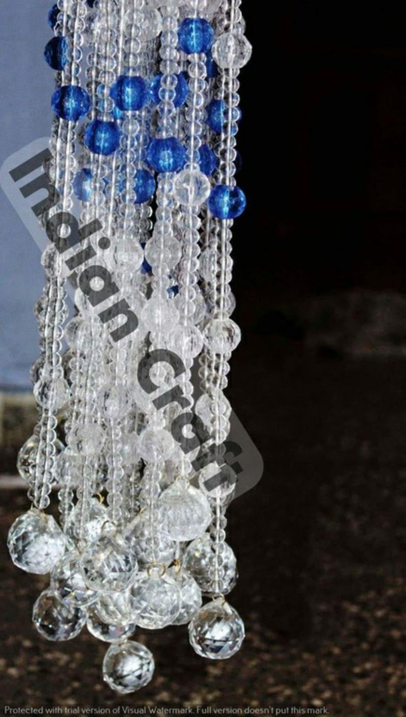 Crystal Beaded Curtain – Glass Bead Door & Window Hanging Decor