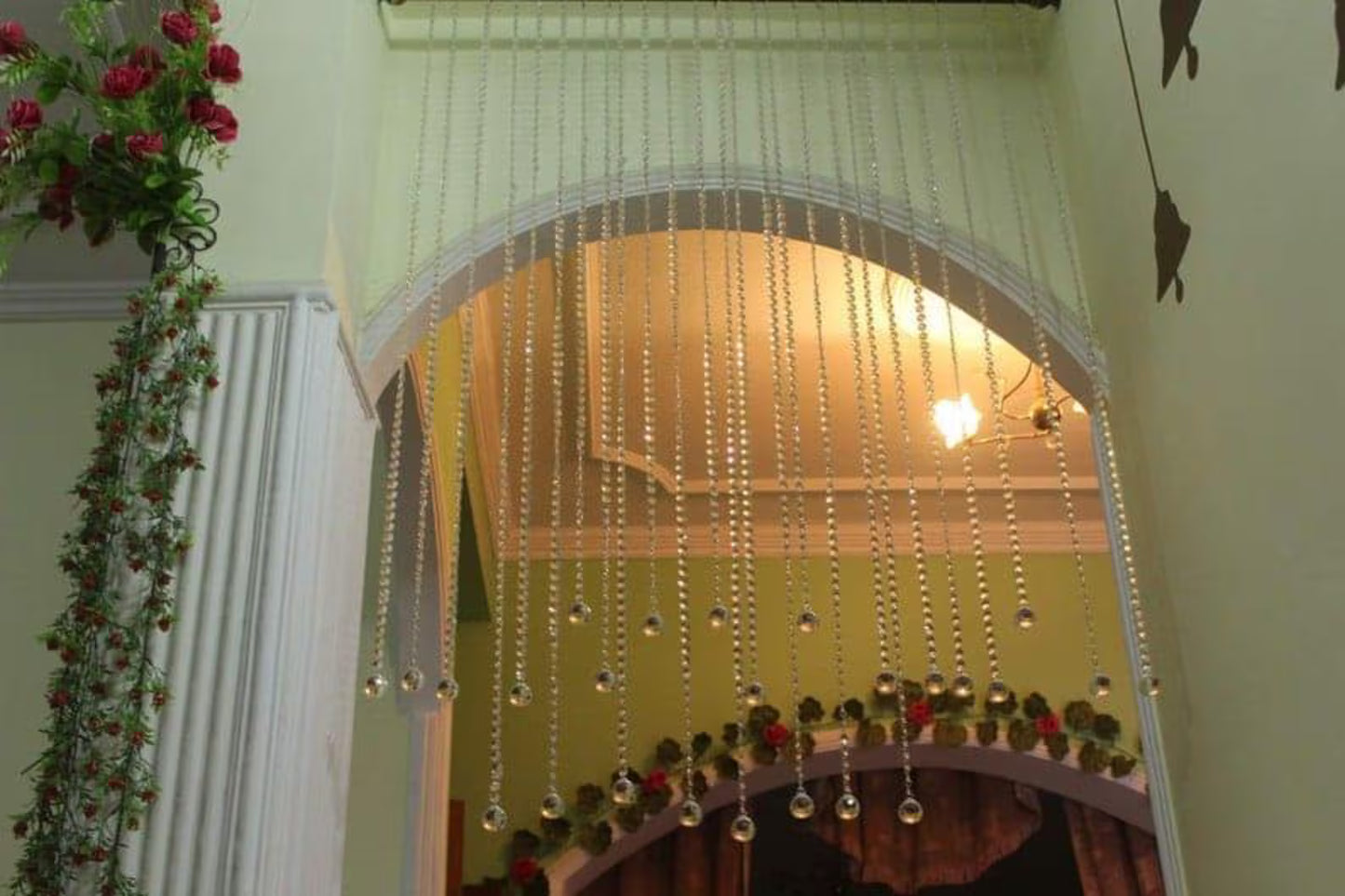 Crystal Beaded Curtain – Decorative Crystal Chain Hanging