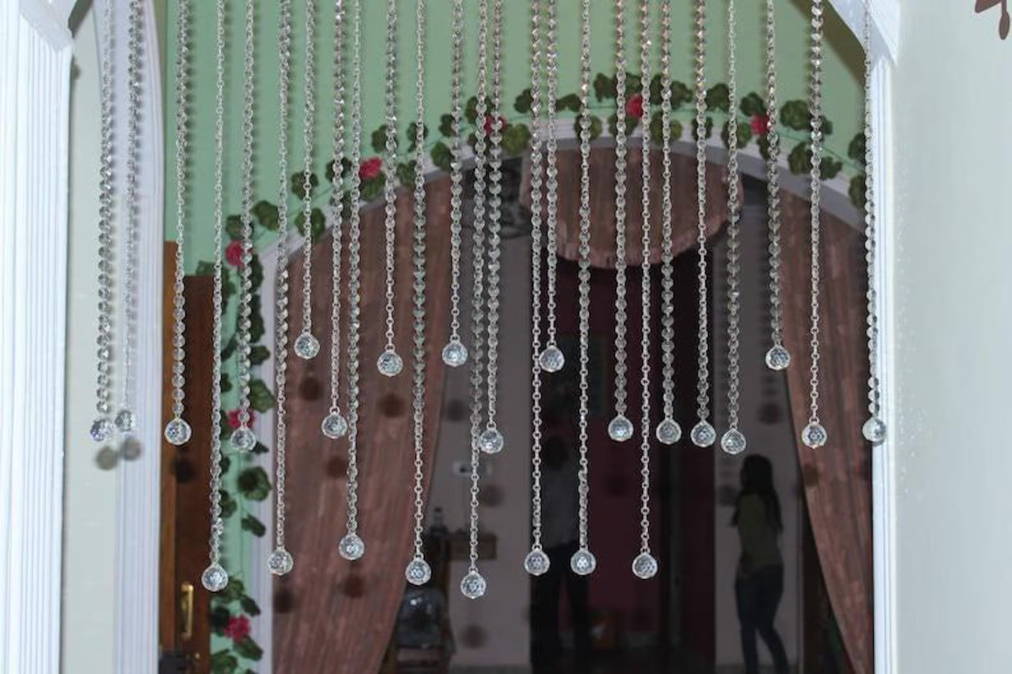 Crystal Beaded Curtain – Decorative Crystal Chain Hanging