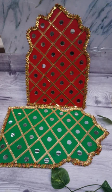 Handmade Rajasthani Jharokha Wall Art Set Traditional Indian Decor