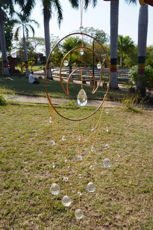 Glass Rainbow Suncatcher – Crystal Light Reflection Window Decor