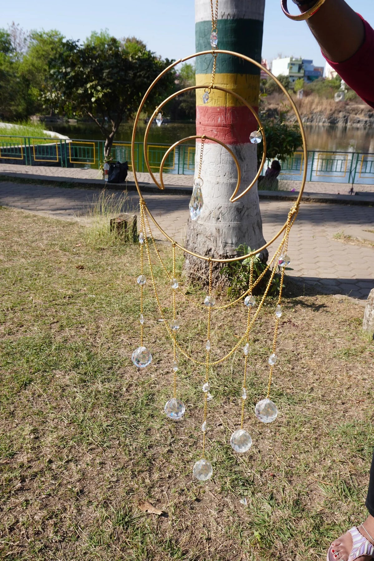 Glass Rainbow Suncatcher – Crystal Light Reflection Window Decor