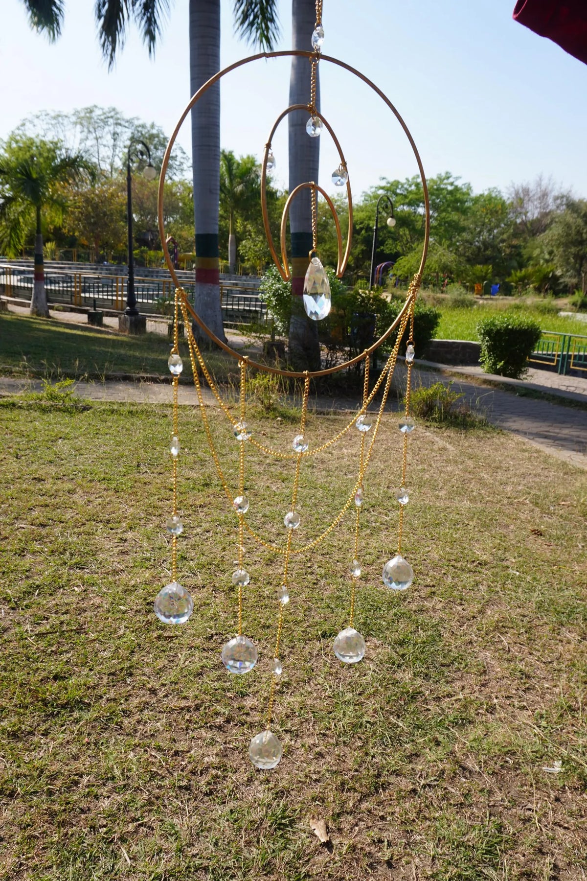 Glass Rainbow Suncatcher – Crystal Light Reflection Window Decor