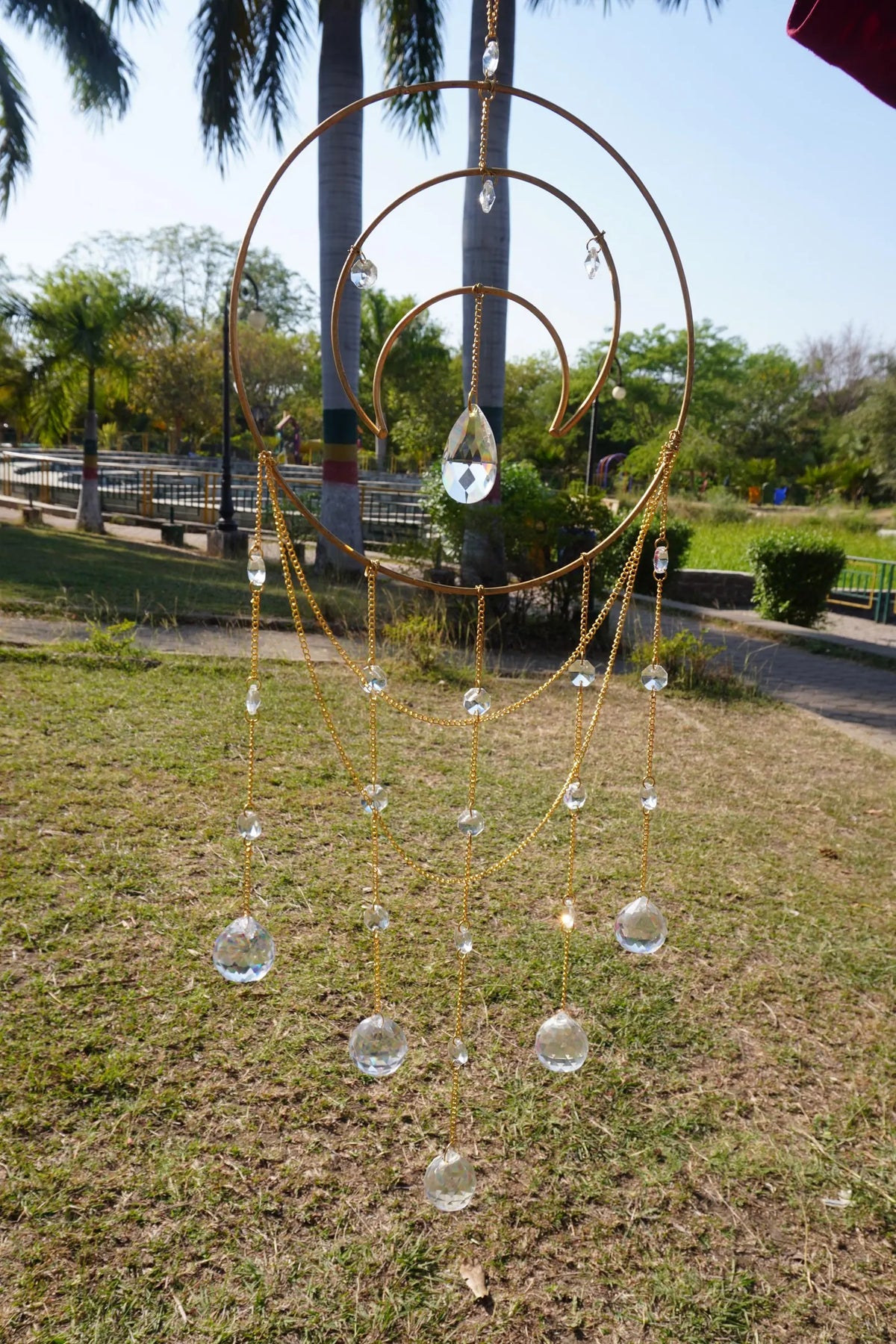 Glass Rainbow Suncatcher – Crystal Light Reflection Window Decor