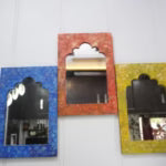 Handmade Indian Jharokha Wall Mirror Set Ethnic Home Decor