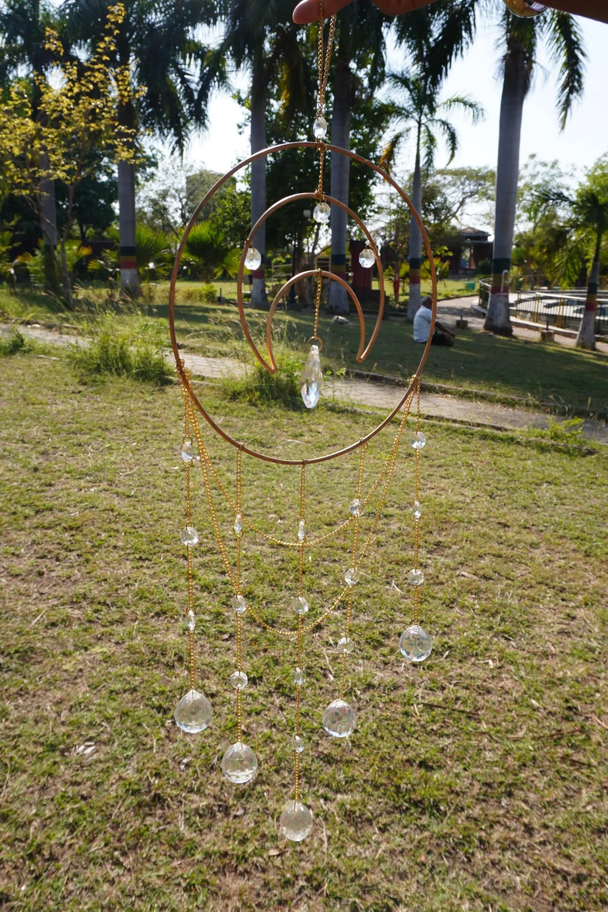Glass Rainbow Suncatcher – Crystal Light Reflection Window Decor