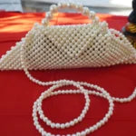 Pearl Beaded Bridal Handbag Ivory Wedding Purse