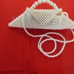 Pearl Beaded Bridal Handbag Ivory Wedding Purse